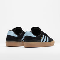 Adidas Busenitz Vulc II Shoes in Core Black and Clear Sky / Gum4 thumbnail