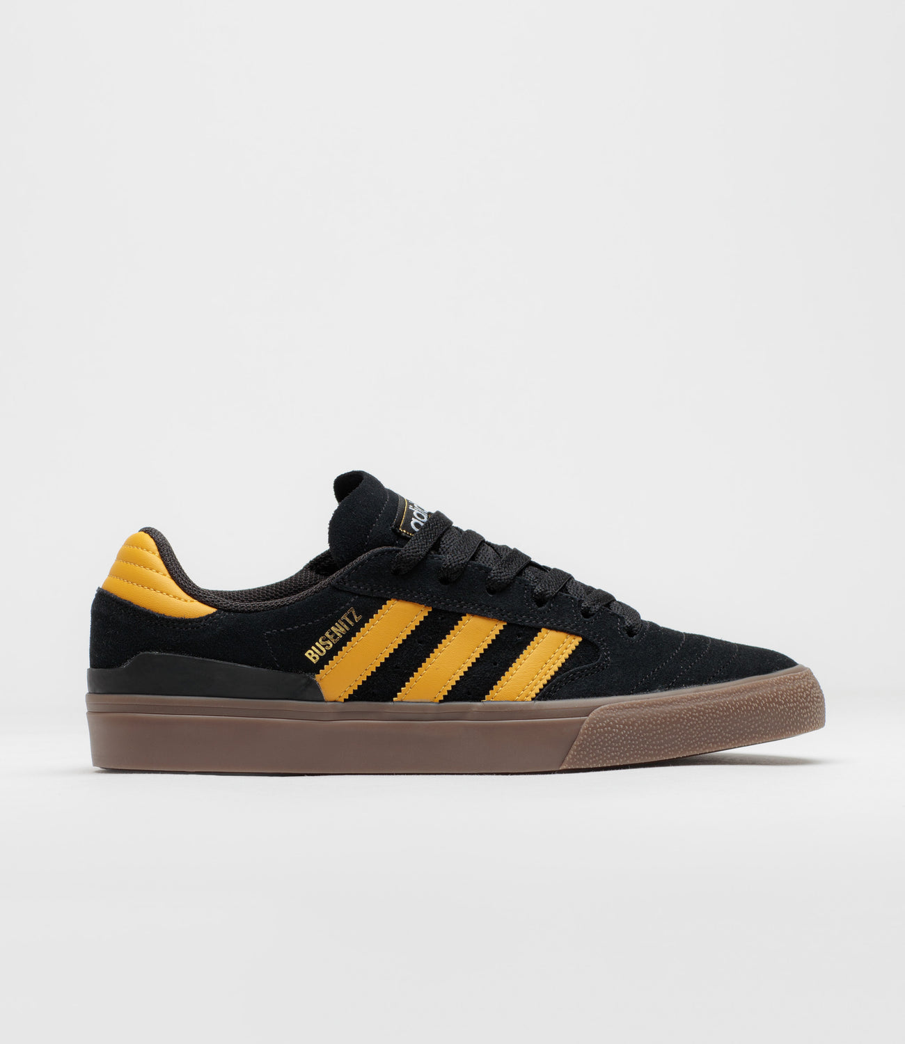 Adidas Busenitz Vulc II Shoes - Core Black / Preloved Yellow