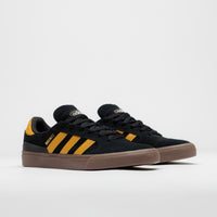 Adidas Busenitz Vulc II Shoes in Core Black and Preloved Yellow / Gum4 thumbnail