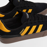 Adidas Busenitz Vulc II Shoes in Core Black and Preloved Yellow / Gum4 thumbnail