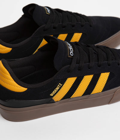 Adidas Busenitz Vulc II Shoes in Core Black and Preloved Yellow / Gum4