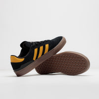 Adidas Busenitz Vulc II Shoes in Core Black and Preloved Yellow / Gum4 thumbnail
