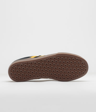 Adidas Busenitz Vulc II Shoes in Core Black and Preloved Yellow / Gum4