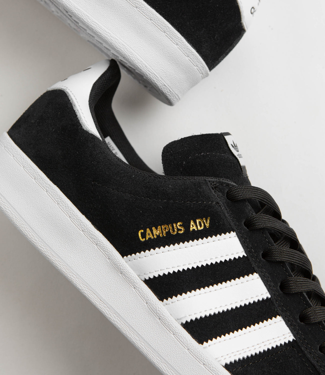 Adidas Campus ADV Shoes - Core Black / White / White | Flatspot Adidas Campus ADV Shoes - Core Black / White / White | Flatspot