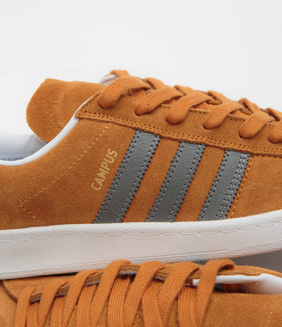 Adidas Campus ADV Shoes - Rustic Orange / Grey Four / FTWR White