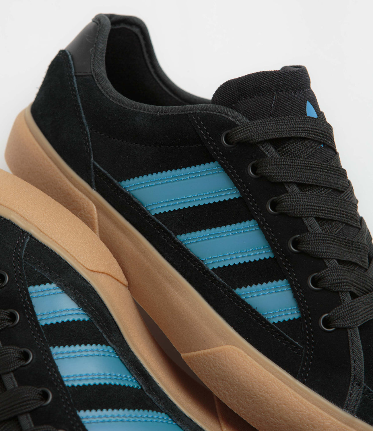 Adidas Court TNS Premiere Shoes - Core Black / Lucid Ray Blue / Gum4