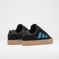 Adidas Court TNS Premiere Shoes in Core Black and Lucid Ray Blue / Gum4 thumbnail