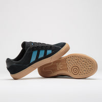 Adidas Court TNS Premiere Shoes in Core Black and Lucid Ray Blue / Gum4 thumbnail
