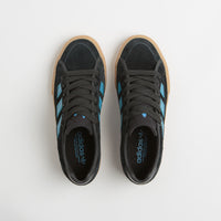 Adidas Court TNS Premiere Shoes in Core Black and Lucid Ray Blue / Gum4 thumbnail