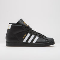 Adidas Pro Model ADV Shoes in Core Black and FTWR White / Gold Metallic thumbnail