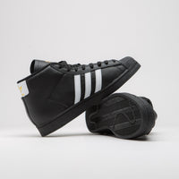 Adidas Pro Model ADV Shoes in Core Black and FTWR White / Gold Metallic thumbnail