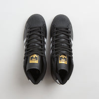 Adidas Pro Model ADV Shoes in Core Black and FTWR White / Gold Metallic thumbnail