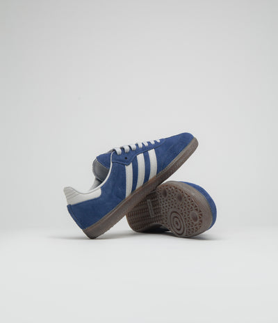 Adidas Samba ADV Shoes in Dark Blue and Grey One / Gum5