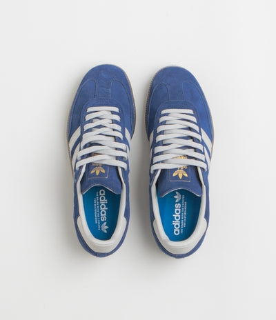 Adidas Samba ADV Shoes in Dark Blue and Grey One / Gum5