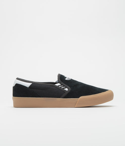 Adidas Shmoofoil Slip Shoes - Core Black / FTWR White / Gum4