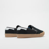 Adidas Shmoofoil Slip Shoes in Core Black and FTWR White / Gum4 thumbnail