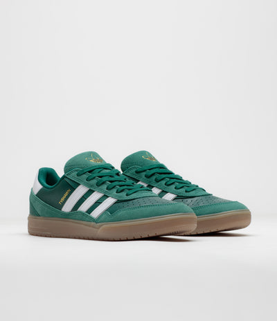 Adidas Tyshawn II Shoes in Collegiate Green and FTWR White / Gum5