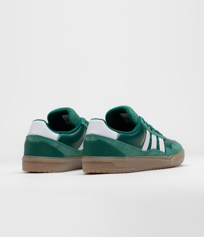 Adidas Tyshawn II Shoes in Collegiate Green and FTWR White / Gum5