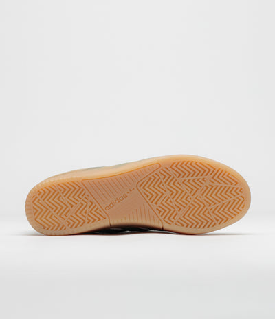 Adidas Tyshawn Shoes in FTWR White and Collegiate Green / Gum4