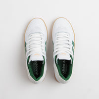 Adidas Tyshawn Shoes in FTWR White and Collegiate Green / Gum4 thumbnail