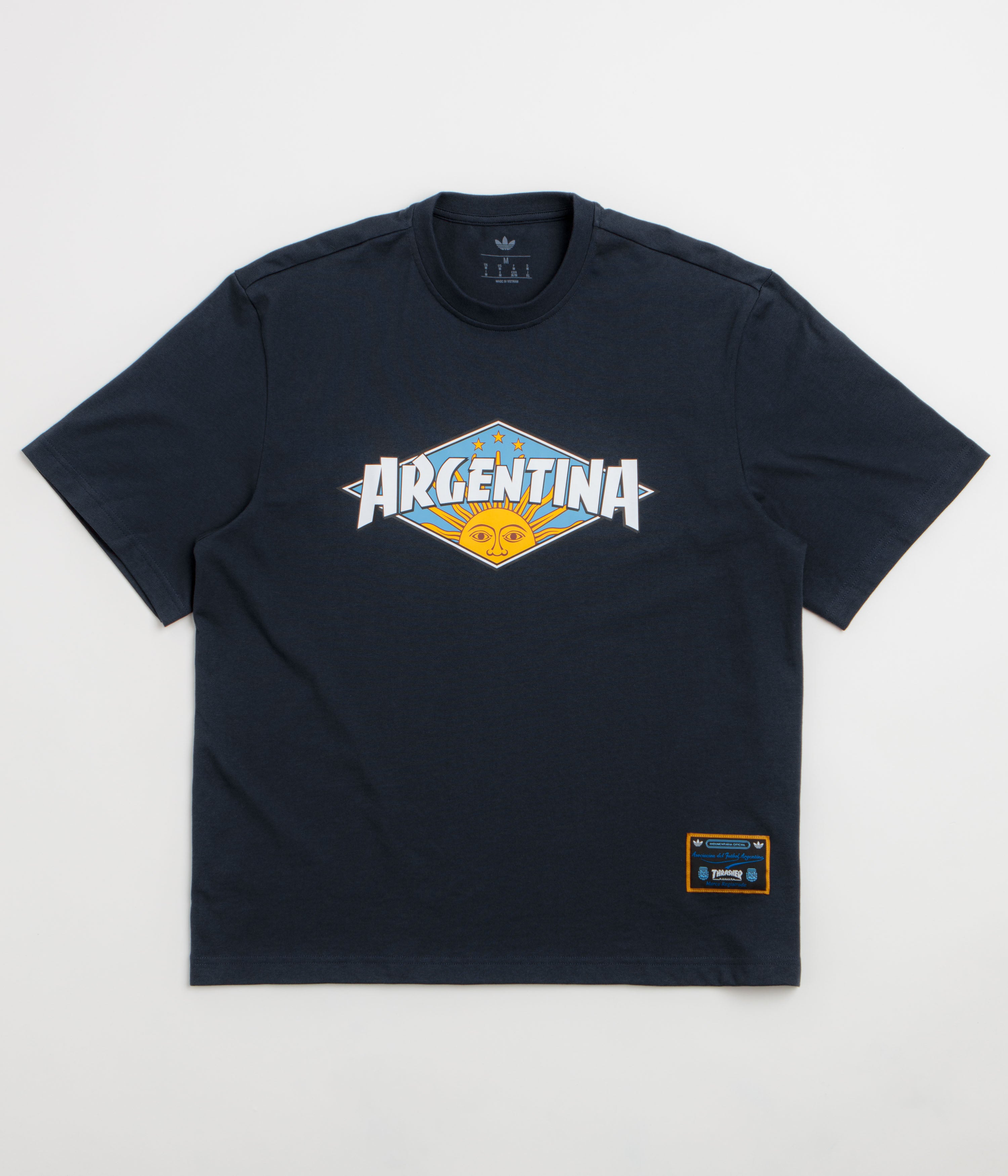 Adidas x Thrasher x AFA Argentina T-Shirt in Night Navy