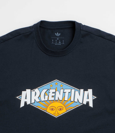Adidas x Thrasher x AFA Argentina T-Shirt in Night Navy