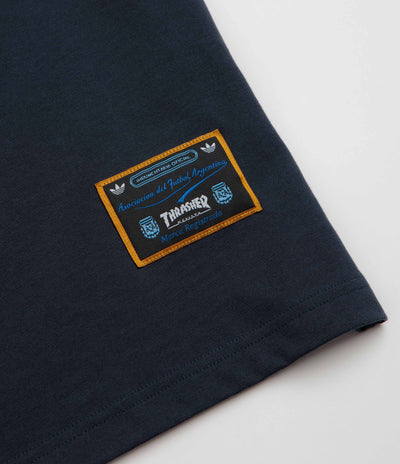 Adidas x Thrasher x AFA Argentina T-Shirt in Night Navy
