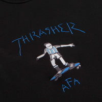 Adidas x Thrasher x AFA Gonz Crewneck Sweatshirt in Black thumbnail