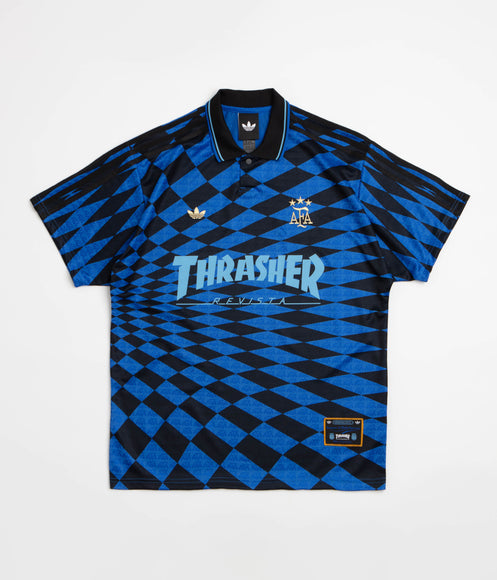 Adidas x Thrasher x AFA Jersey - Black / Blue