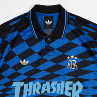 Adidas x Thrasher x AFA Jersey in Black and Blue thumbnail