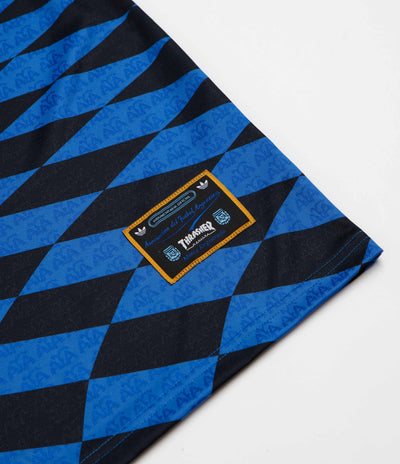 Adidas x Thrasher x AFA Jersey in Black and Blue