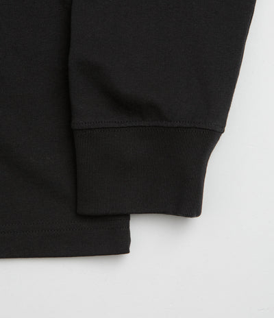 Aries x Champion Sponsor Long Sleeve T-Shirt in Black