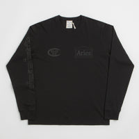 Aries x Champion Stars Long Sleeve T-Shirt in Black thumbnail