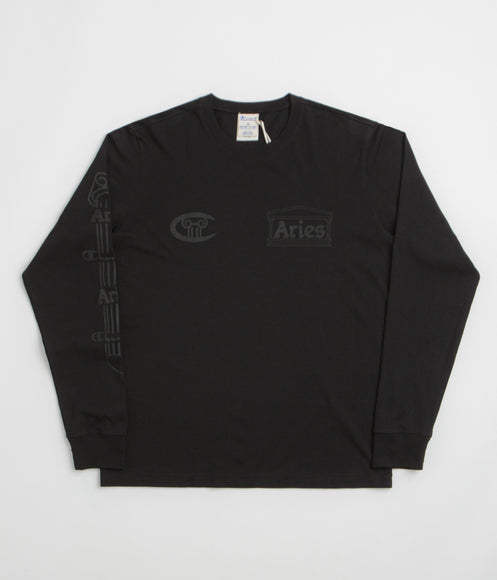 Champion x Aries Stars Long Sleeve T-Shirt - Black