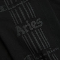 Aries x Champion Stars Long Sleeve T-Shirt in Black thumbnail