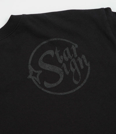 Aries x Champion Stars Long Sleeve T-Shirt in Black