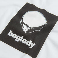 Baglady Alien Logo T-Shirt - White thumbnail