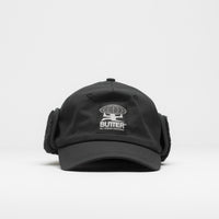 Butter Goods All Terrain Flap Cap - Black thumbnail