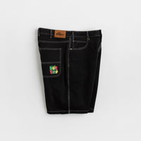 Butter Goods Scribble Denim Shorts - Flat Black thumbnail