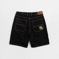Butter Goods Scribble Denim Shorts - Flat Black thumbnail