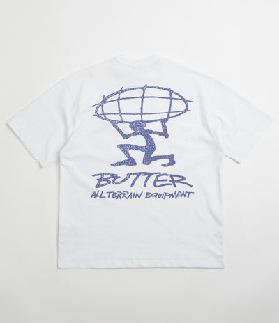 Butter Goods Terrain T-Shirt - White / Blue