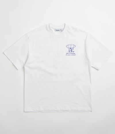 Butter Goods Terrain T-Shirt - White / Blue