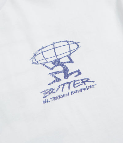 Butter Goods Terrain T-Shirt - White / Blue