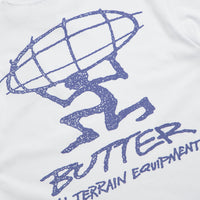 Butter Goods Terrain T-Shirt - White / Blue thumbnail