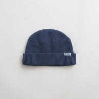 Butter Goods Wharfie Beanie - Navy / White thumbnail