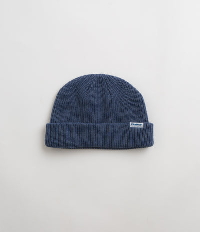Butter Goods Wharfie Beanie - Navy / White