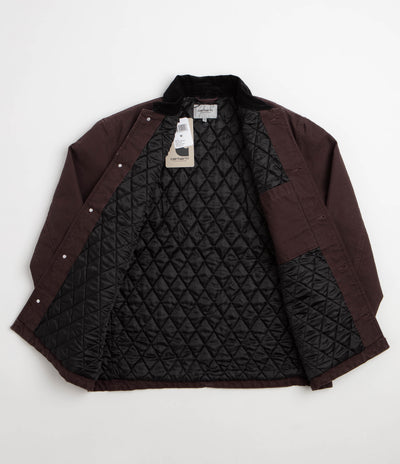 Carhartt Lander Coat - Palisander / Black Stone Washed