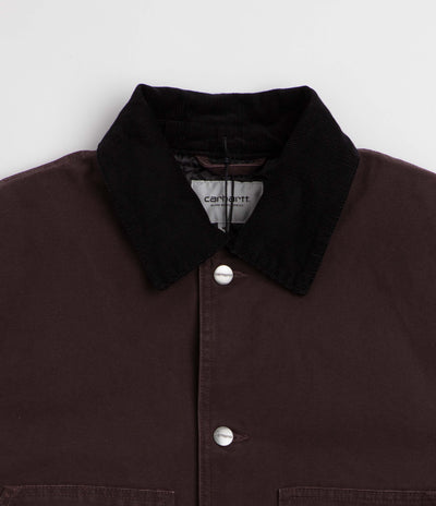 Carhartt Lander Coat - Palisander / Black Stone Washed