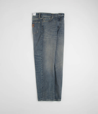 Carhartt Aaron Pants - Blue Worn Used Wash