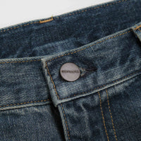 Carhartt Aaron Pants - Blue Worn Used Wash thumbnail